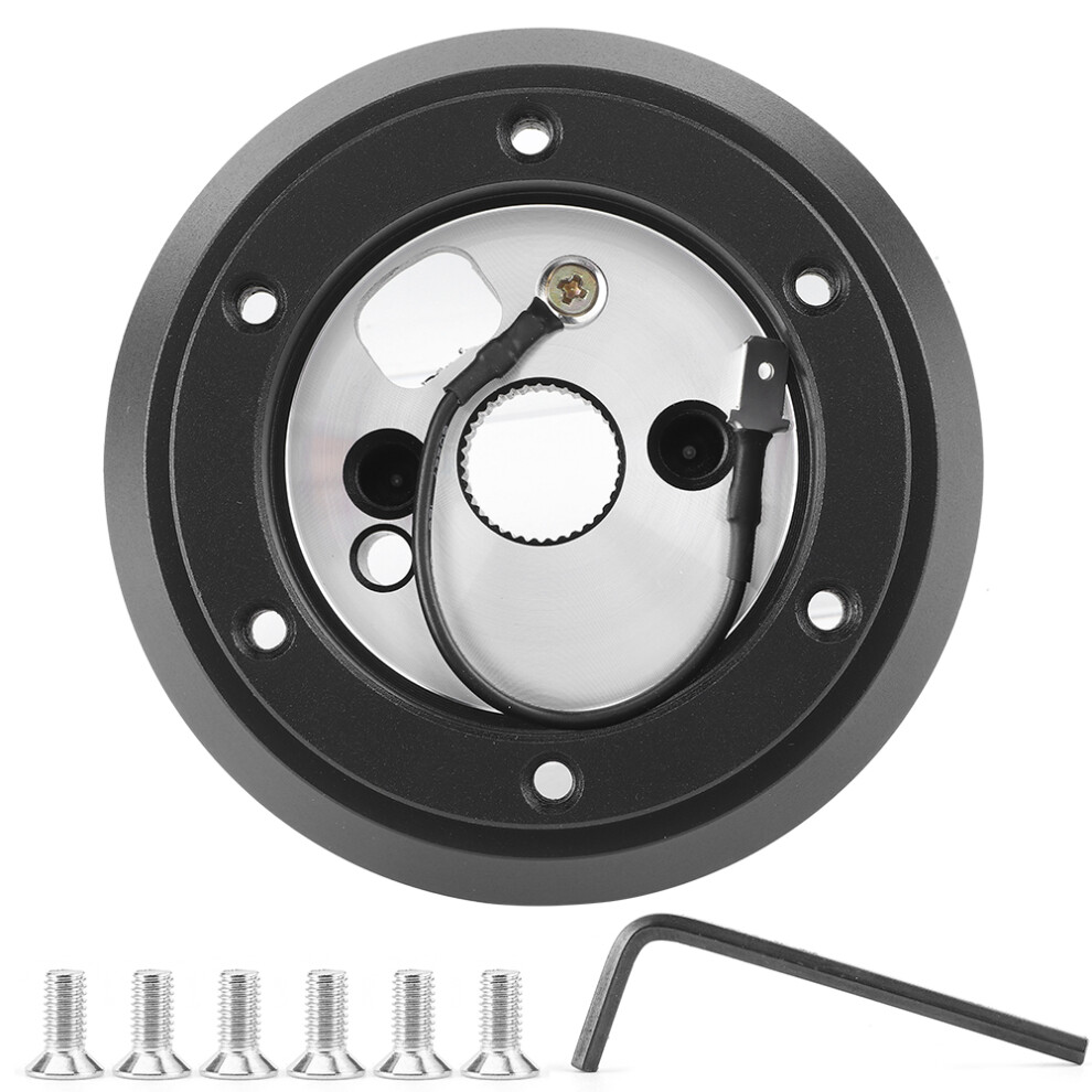 Direct Bolt-On Steering Wheel Adapter Slim Design Steering Wheel Adapter Dur And Safe Steering Wheel Adapter High Strength Billet Aluminum Quick 9190834496450