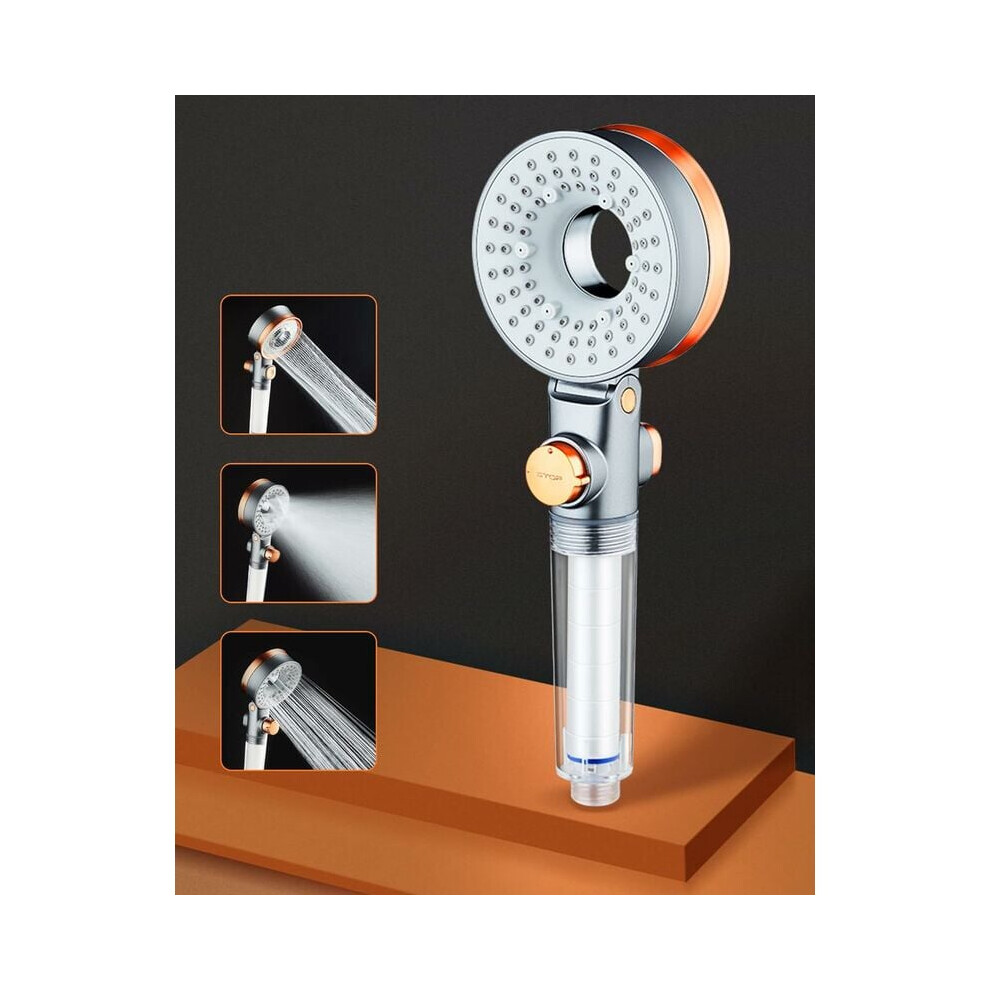 Eco-Conscious Filter Shower Head, High Pressure With Water Saving Technology, Beauty Spa Mode For Skin Care, Easy Install For Quick Setup 9074015861124