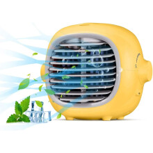 Tragbarer Ventilator, einzigartiges Design für verbesserten Luftstrom, geräuscharmer Betrieb, ideal für Büro und Außenbereich
