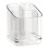 Drillless Plastic Toothbrush Rack For Electric-Transparent gray 1