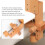 Professionele clip op bureau houten borduurringhouder 7