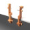 Professionele clip op bureau houten borduurringhouder 5
