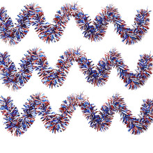 Reusable Tinsel Garland for Indoors Outdoors, Durable PVC Material with Easy DIY Shapes for Festive Atmosphere Creation