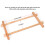 Adjustable Embroidery Hoop Retangular Wood Stitching Hoop Frame 6