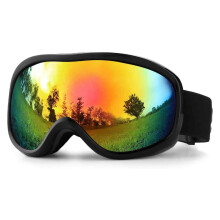 Anti Fog Ski Goggles with OTG Design, Ventilation System Snow Goggles for Men Women Featuring Tough TPU Frame, Dual Layer Lens and Adjustable