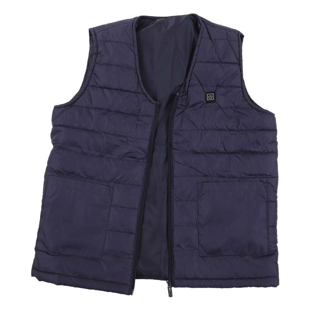 Heated Vest for Winter Wear, All Round Heating 10 Pads Infrared Heating Vest with 3 Temperature Adjustments, Smart Electric Heating Vest Lightweight