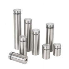 Glass Panel Standoff Fixings, Rustproof Corrosion-Resistant Wall Mount Screws for Signage and Art Displays, Precision Fit Secure and Stable Mounting