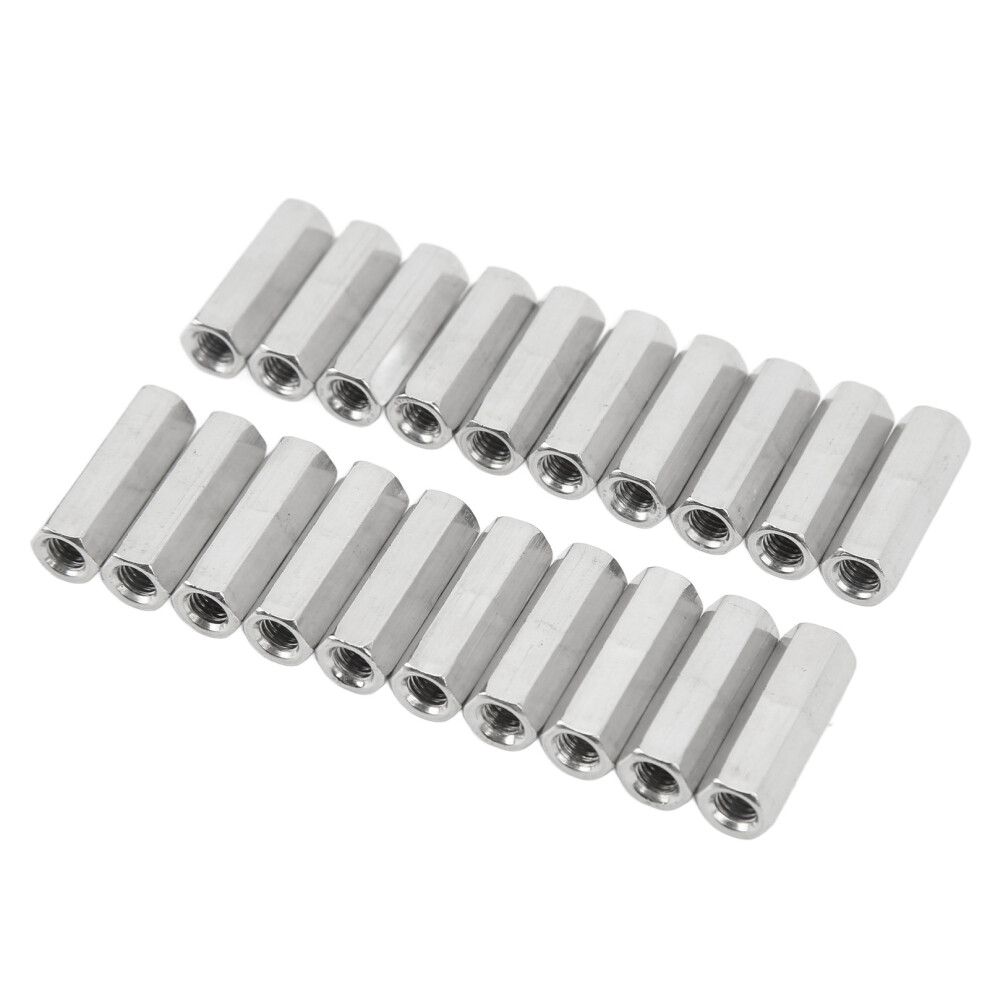 Hex Coupling Nut For Threaded Rod Connectors, Threaded Rod Connectors Stainless Steel Hex Coupling Nuts For Fastening Two Parts Together, Corrosion 9128293330565