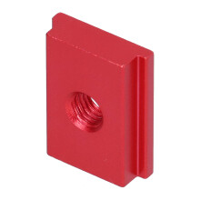 Schuifmoer met T-rail, houtbewerkingsgereedschap van aluminiumlegering met dubbele metrische binnendraad en T-sleufconfiguratie, soepele en