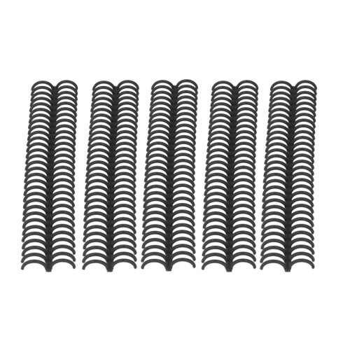 Plastic Binding Spine for Document Organization, Wear Resistant PP Plastic 30 Holes 22mm Inner Diameter Binding Combs, Reusable Loose Leaf Binding 1
