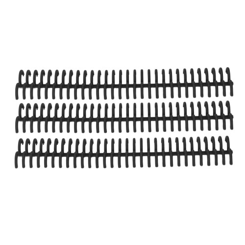 Plastic Binding Spine for Document Organization, Wear Resistant PP Plastic 30 Holes 22mm Inner Diameter Binding Combs, Reusable Loose Leaf Binding 2