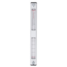 Oil Level and Temperature Gauge with Transparent View, Intuitive Display for Real Time Fluid Monitoring, Suitable for Mineral Oil Water Glycol