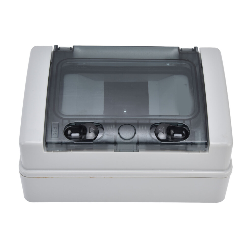 Distribution Protection Box, Transparent Cover Ip65 Waterproof Junction Box For Indoor And Outdoor Use, Abs Plastic Circuit Breaker Enclosure With 9128293330855