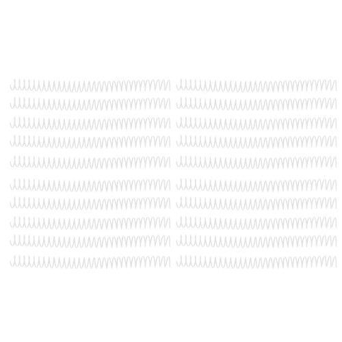 Spiral Binding Machine Compatible Binding Coil, Documents Binding Combs for A4 A5 Projects 19mm 30 Holes, Durable Plastic Spiral Spines with High