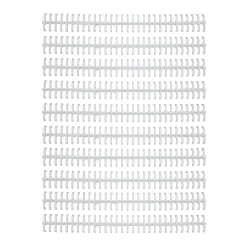 Binding Combs for Office and School, Comb Binding Spines 10mm 30 Hole Cuttable Wear Resistant PP Plastic Binding Comb, Loose Leaf Binding Comb for 1