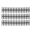 Plastic Binding Spine for Document Organization, Wear Resistant PP Plastic 30 Holes 22mm Inner Diameter Binding Combs, Reusable Loose Leaf Binding 6