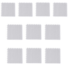 Spliceable Floor Mat Interlocking Hollow Hydrophobic NonSlip Grey Toilet Foot Mat 1/5/10 Pack