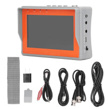 CCTV-tester voor beveiligingscamera's, AHD analoge cameratester, 4,3-in-2-in-1 videomonitortester met VGA-ingang en HD-displayinterface, ondersteunt