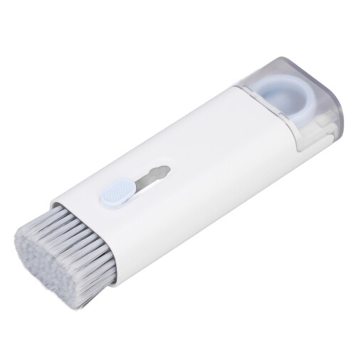 Multifunctional Cleaning Pen Brush for Tech Maintenance, Electronic Cleaner Kit Featuring Plastic Pen Tip and Key Cap Puller, Nylon Brush Flocking 2