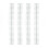 Binding Combs for Office and School, Comb Binding Spines 10mm 30 Hole Cuttable Wear Resistant PP Plastic Binding Comb, Loose Leaf Binding Comb for 1