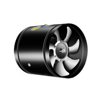 Metal Structure Exhaust Fan for Kitchen Bathroom, Corrosion Resistant Round Ventilation Fan with Stable Power Max Airflow Rate and High Speed Copper