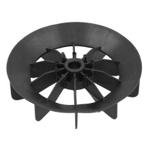 Kugleformet luftkompressorventilatorvinge, korrosionsbestandig direkte tilsluttet motorkølevinge 150 mm diameter 14 mm aksel, vandtæt til elektrisk