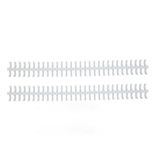Binding Combs for Office and School, Comb Binding Spines 10mm 30 Hole Cuttable Wear Resistant PP Plastic Binding Comb, Loose Leaf Binding Comb for 2