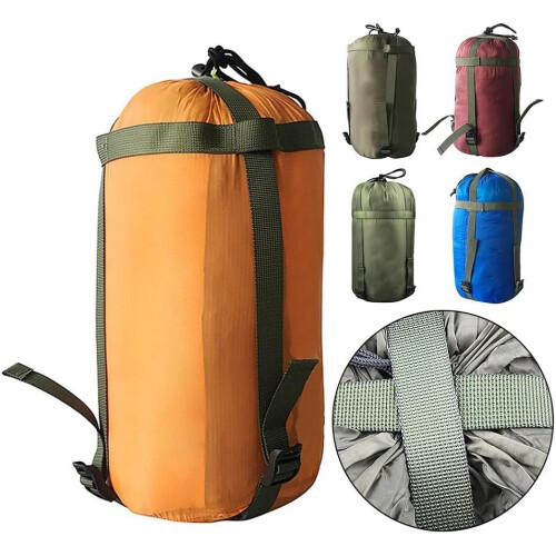 Outdoor Essential Nylon Compression Sack For Sleeping Bags And Hammocks Red 1