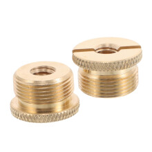 Threaded Mic Stand Adapter Male to Female Copper Screw for Microphone Holder Compatible with Mic Stands Recording