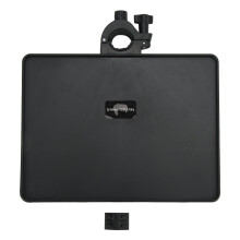 Microphone Stand Tray With Phone Holder And Sound Card Tray, ABS Material, Adjustable Clamp, Music Stand Shelf For Stage