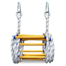 Safety Leader, Emergency Rope Ladder, Fire Ladder, Fireproof Ladder, HeavyDuty Climbing Rope Ladder/30M/98.4Ft