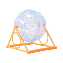 Hamster wheel, transparent exercise ball, fun chinchilla toy, cage accessory