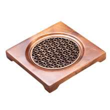 Japanese Teapot Grey Wooden Tea Tray For Teapots And Kettles Cup Organizer Tea Table Coaster