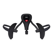 Thigh Muscle Trainer Adjustable Resistance Digital Display Pelvic Floor Muscle Trainer Home Gym Black