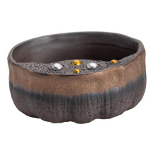 Ceramic Tea Cup Lotus Seedpod Design Temperature Fired Kung Fu Tea Ware For Hot And Cold Drinks
