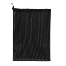 Pump Barrier Bag For Pond Filter Mesh Bag Nylon 47x47cm TripleStitched HeavyDuty Netting Black