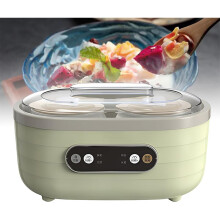 Small Multifunctional Yoghurt Maker With 2 Large And 6 Small Cups LCD Screen Time Settings For Yogurt Cheese Natto