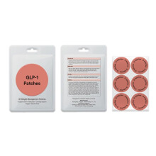 2 Count GLP1 Pink Patches Skin Safe For GLP1 Therapy