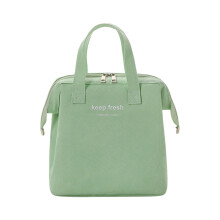 Bright Macaron Insulated Meal Carriers Durable Oxford-Green