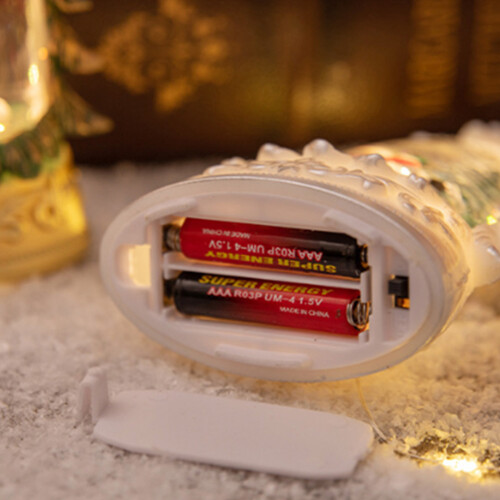 Realistic Snow Globe Christmas Decoration-Small White Snowman 2