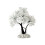 Sculpture de pièce maîtresse-389 03 16 fourchette blanche 1