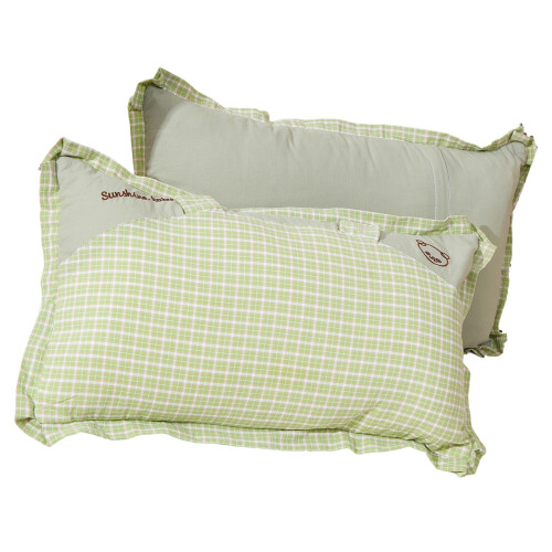 Housse d'oreiller en coton pour enfants, 2 pièces,-Vert