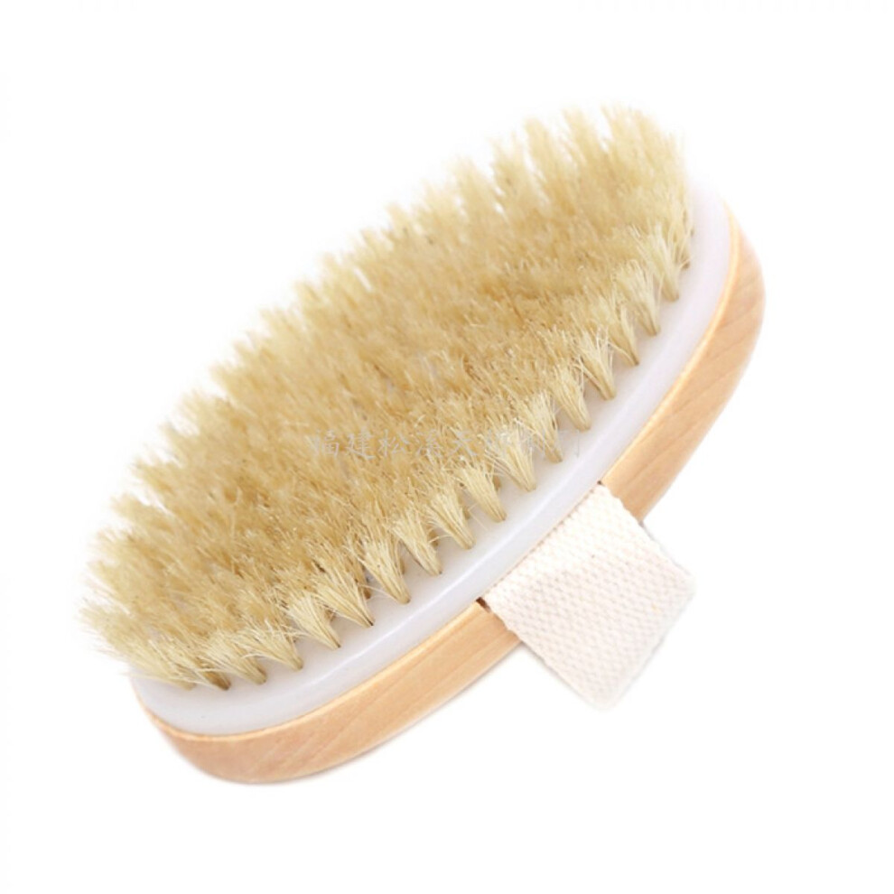 Shower Brush Body Scrubber Skin Brush, Exfoliating Brush for Flawless Skin with Natural Boar Bristles, Dry Brushing Body Brush for Improve Blood Circu-image-OPC-PP6XB87-NEW