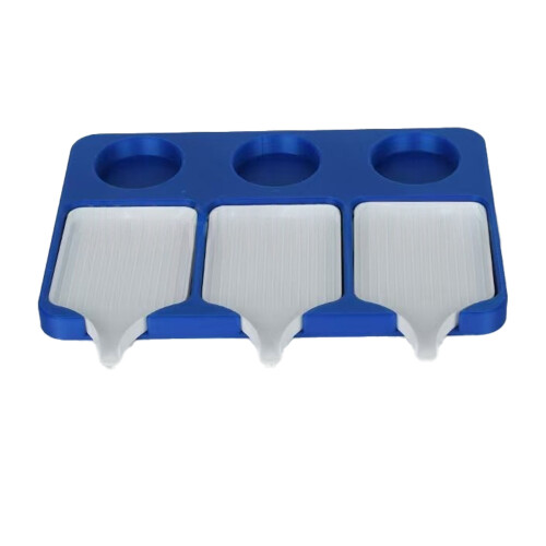 Plastic Rhinestones Organizers for Art Projects-Circular blue