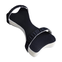 Ademend katoenen kniekussen Memory Foam-Marineblauw