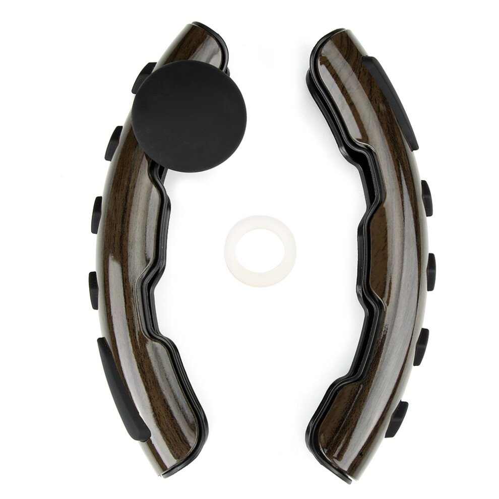 Ergo Design Steering Wheel Cover Carbon Fiber Uni Fit Non Slip Dur Sporty Aesthetic Easy To Install Heat Cold Resistant Renew And Protect 9190834497136