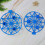 Ventilated Pumpkins Holder Tray Customizable Gardening-Blue 7