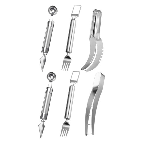 Steel Watermelon Slicers 3 Piece Kitchen Tool Set Fruit-2 1