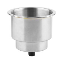 Porte-gobelet en acier inoxydable résistant à la corrosion, avec système de drainage et raccord cannelé, antirouille et anti-vibrations, pour