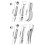 Steel Watermelon Slicers 3 Piece Kitchen Tool Set Fruit-2 4